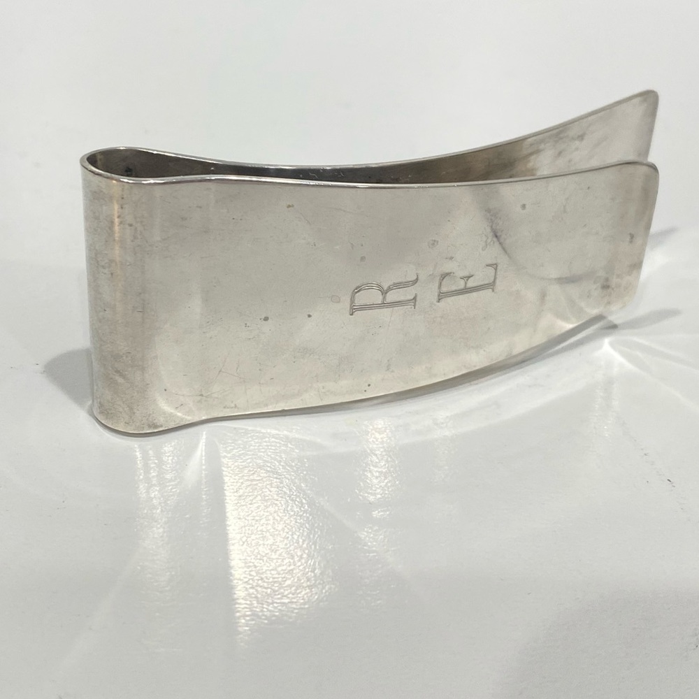 Vintage Tiffany & Co. Makers Big Money Clip “RE” - Picture 9 of 10